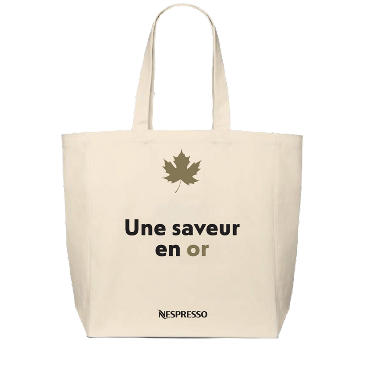 Upcycled Tote Bag ‘‘une saveur en OR’’